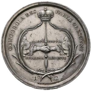 Stříbrná medaile 1782 B