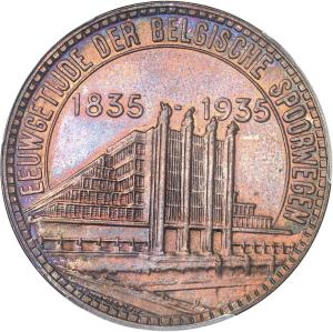 50 frank 1935, Brusel (zkušební ražba)