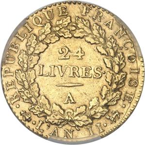Louis d'or 1793 A, Paříž