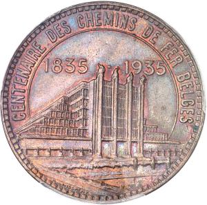 50 frank 1935, Brusel (zkušební ražba)