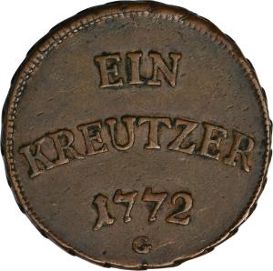 Krejcar 1772 G, Günzburg