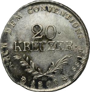 20 krejcar 1809, Hall