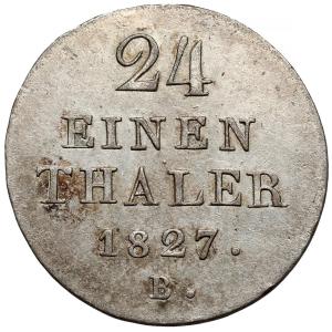 1/24 tolar 1827 B, Hanover