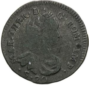 20 soldo 1754, Mantova