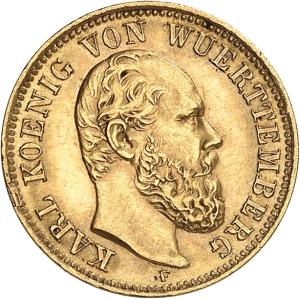 5 mark 1878, Stuttgart