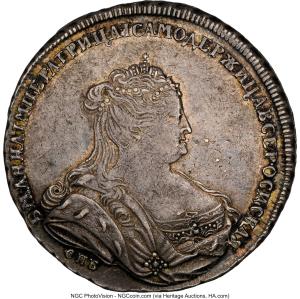 Rubl 1738, Petrohrad