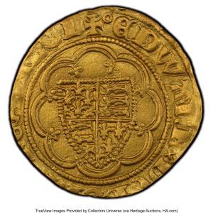 1/4 noble (1361-1369), Londýn