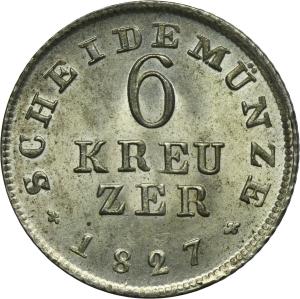 6 krejcar 1827, Darmstadt