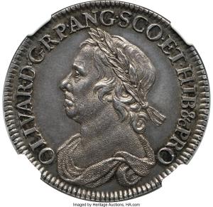 1/2 crown 1658, Londýn