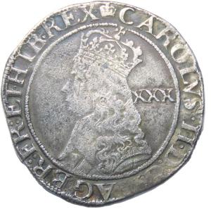 1/2 crown (1660-1662)