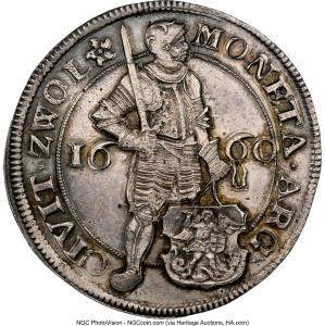 Stříbrný dukát 1660, Zwolle