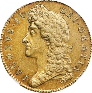 5 guinea 1688, Londýn