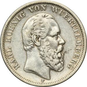 5 mark 1875, Stuttgart