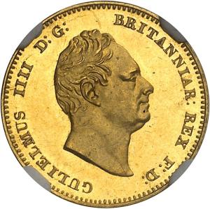 4 pence 1836, Londýn (zkušební ražba)