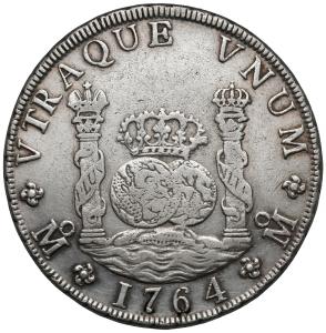8 real 1764, Mexico city