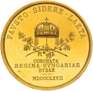 Zlatá medaile (15 dukát) 1867, Vídeň