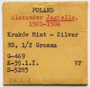 1/2 groš, Krakov