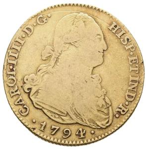 4 escudo 1794 M-MF, Madrid