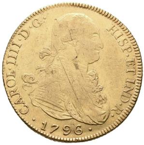 8 escudo 1796, Potosí