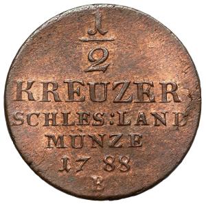 1/2 krejcar 1788 B, Vratislav