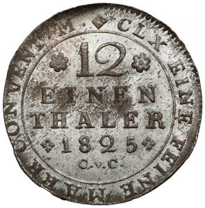 1/12 tolar 1825 CvC
