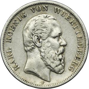5 mark 1876, Stuttgart