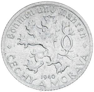 50 haléř 1940 (zkušební ražba)