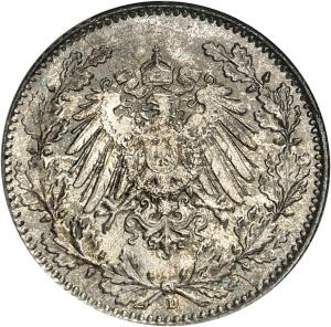 1/2 mark 1918 D, Mnichov