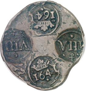 8 maravedis 1641, Toledo