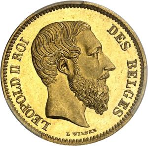 20 frank 1866, Brusel (zkušební ražba)