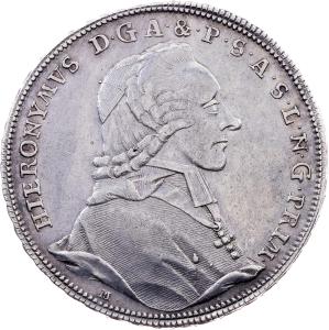 1/2 tolar 1782, Salzburg