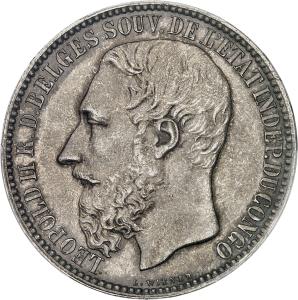 5 frank 1887, Brusel