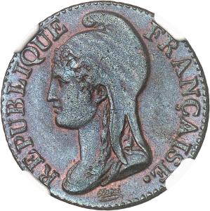 5 centime (1795), Paříž