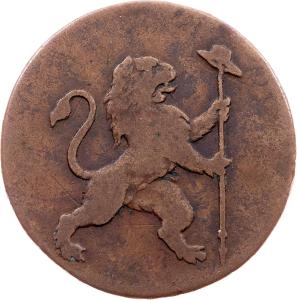 2 liard 1790, Brusel