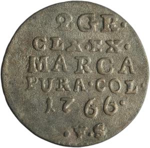 2 groš 1766 FS, Varšava
