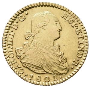 2 escudo 1801 M-FA, Madrid