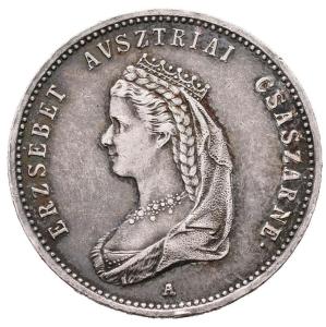 Stříbrný velký žeton 1867