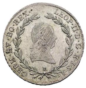 20 krejcar 1791 B, Kremnica