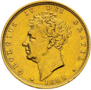 Sovereign 1826, Londýn