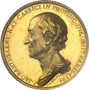 Zlatá medaile 1795 OBIIT, Paříž