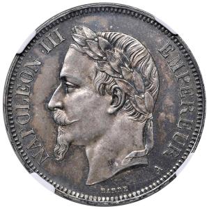 5 frank (1852-1870) A, Paříž
