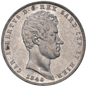 5 lira 1848 G