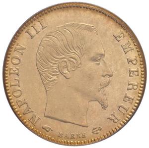 5 frank (1852-1870) A, Paříž