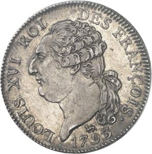 1/2 ecu 1793, Paříž