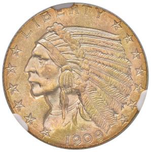 5 dolar 1909, Denver