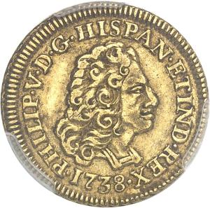 Escudo 1738 JF, Madrid