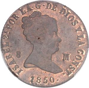 8 maravedis 1850