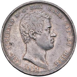 5 lira 1831 G