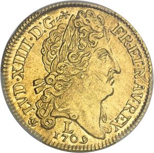 Louis d'or 1709 L, Bayonne