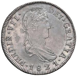 8 real 1821, Mexico city